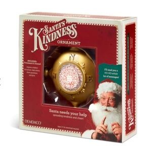 Santa's Kindness Ornament and Journal. New in Box!